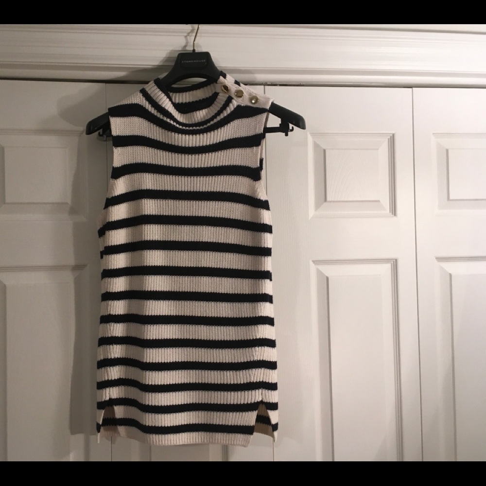 Loft sleeveless knit tunic